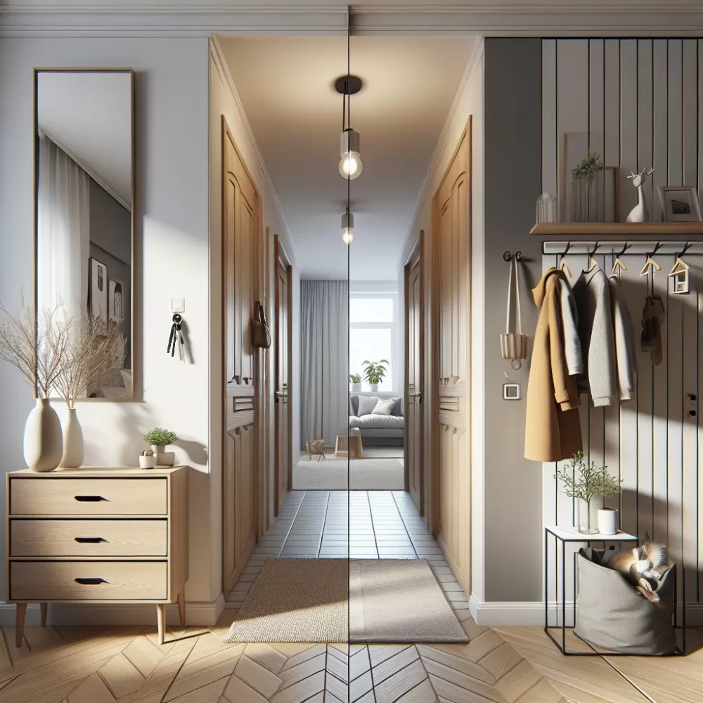 jak wyremontować mały przedpokój