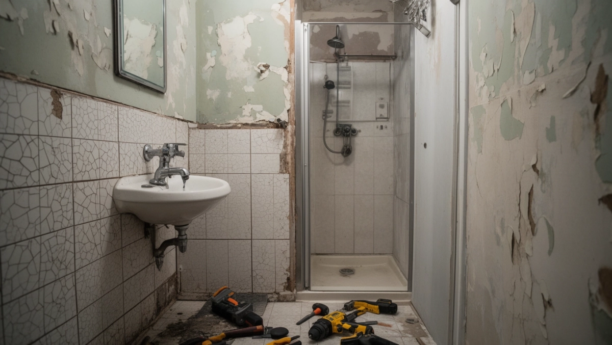 jak zrobić remont małej łazienki