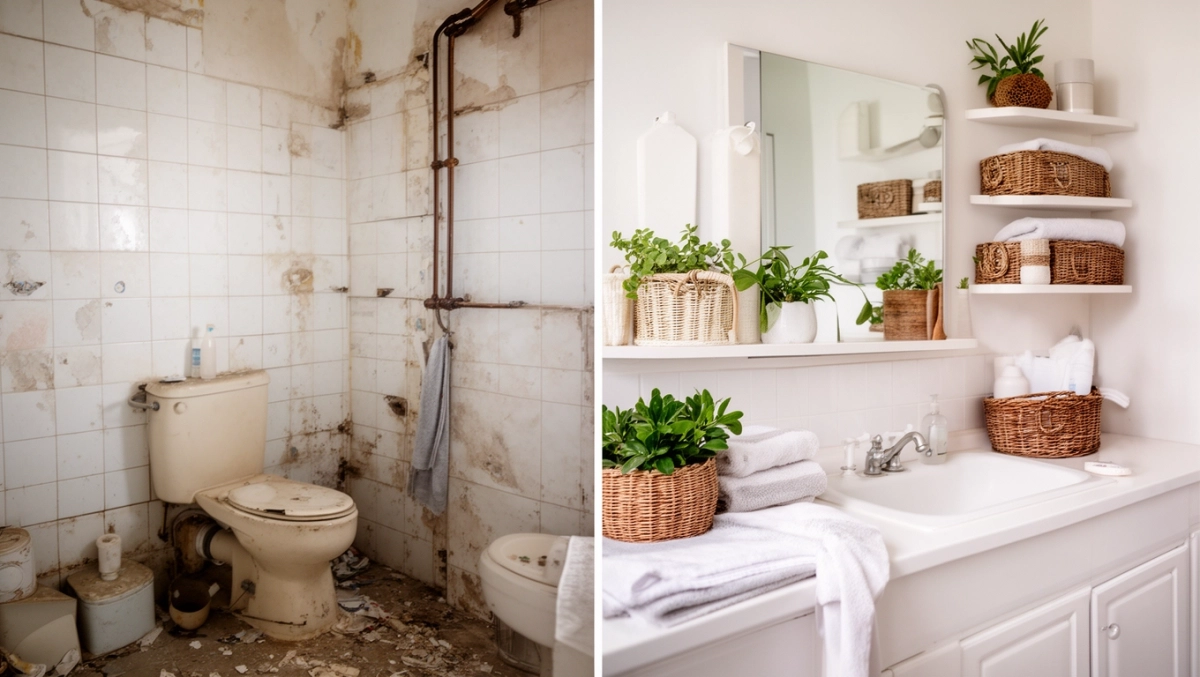 Metamorfoza łazienki bez remontu