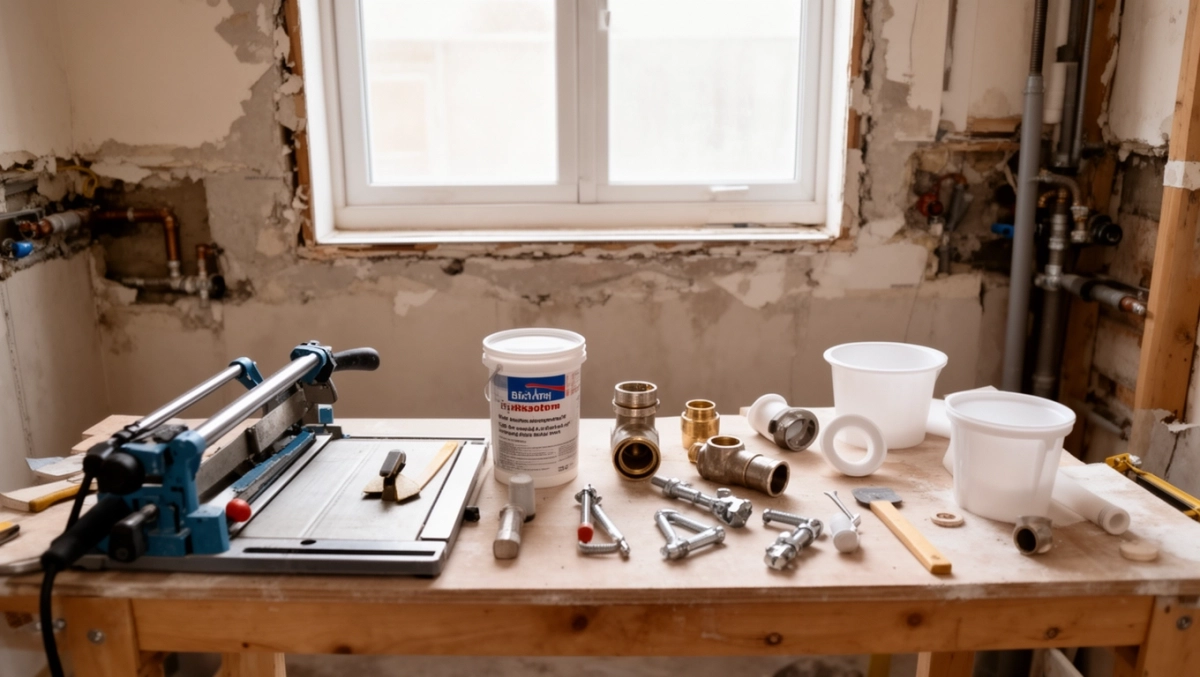 Remont łazienki krok po kroku