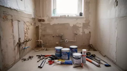 remont małej łazienki w bloku